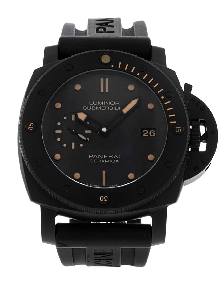 Panerai Luminor Submersible Black Baton Dial